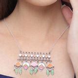 Bagh-E-Fiza Floral Motifs Necklace – VOYLLA