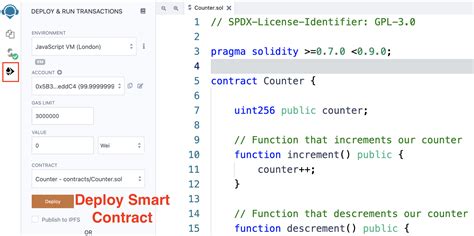 Remix Ethereum Write Smart Contract 的图像结果
