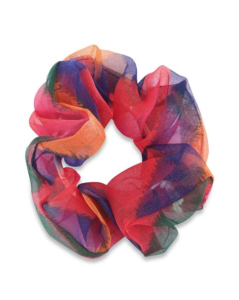 ToniQ Rainbow Organza Scrunchie For Women – toniq-fashion