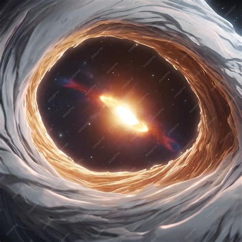Premium AI Image | Illustrate the concept of a white hole a theoretical ...