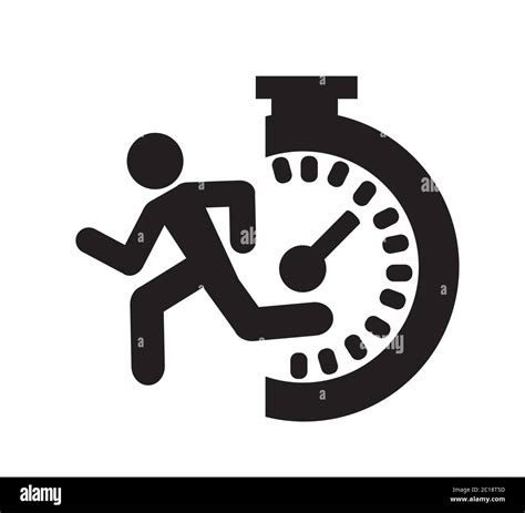 speedometer. abstract symbol of speed with running man Stock Vector Image & Art - Alamy