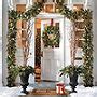 Pre-lit Woodland Christmas Wreath | Grandin Road