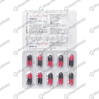 Neurokem 50 MG Capsule (10): Uses, Side Effects, Price & Dosage | PharmEasy