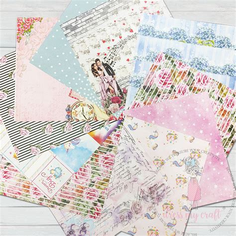 Dress My Craft Paper - 12" x 12" - Assorted Sheets – CRAFTERS CORNER