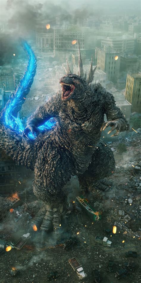 1080x2160 Godzilla Minus One 4k One Plus 5T,Honor 7x,Honor view 10,Lg ...