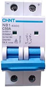 Chint Solar 50 A 500V 2P DC MCB : Amazon.in: Garden & Outdoors