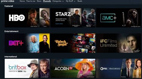 Image result for Prime Video Channels