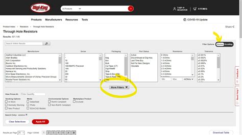 Image result for Digi Key Part Search