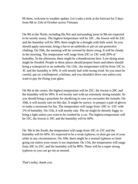 Weather Script 的图像结果