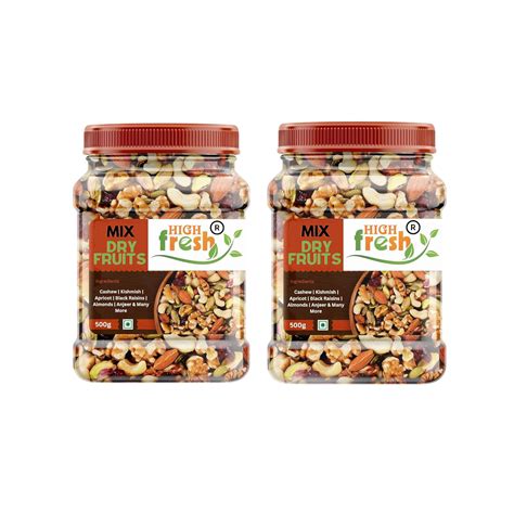 HighFresh 100% Natural and Premium Healthy Mix Dry Fruits and Nuts 1000 ...
