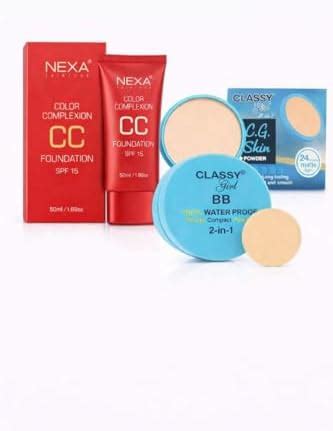 Buy Face Base Starter Combo | CC Cream Foundation with 2-in-1 Shade BB ...
