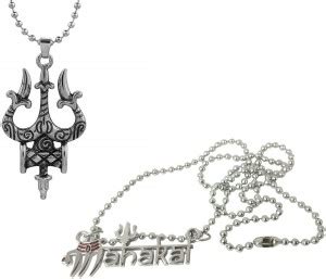 Adhvik Unisex CMB7048 Combo Of Solid Metal Fancy & Stylish Lord Shiva ...
