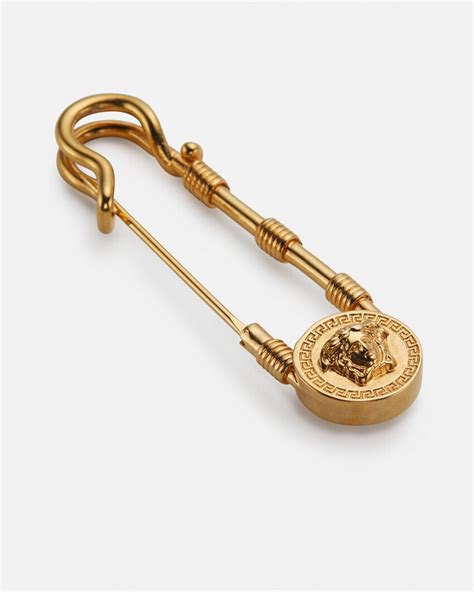 Safety Pin Brooch Gold | VERSACE