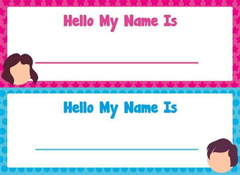 Cubby Name Tags Free Printable