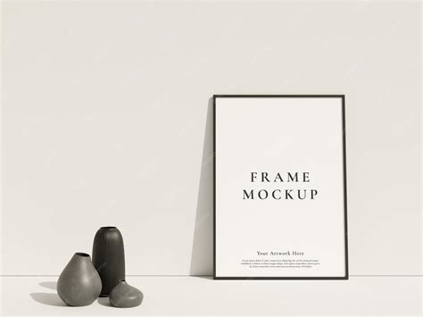 Premium PSD | Clean and minimalist front view vertical black photo or ...