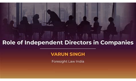 Role Of Independent Directors In Companies