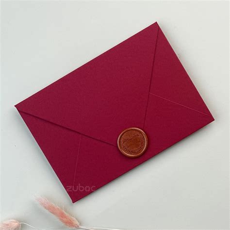 Maroon Elegance Theme | Branded Envelopes | Shop Now – Zuboc