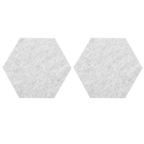 Buy HEALLILY Felt Hexagon Sound Panes: 2Pcs Acoustic Soundproof Wall ...