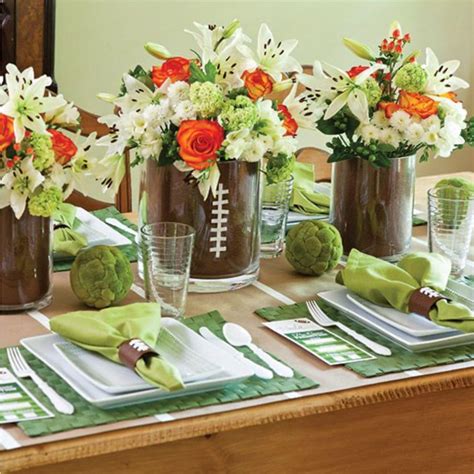 Pin by Deby Bennett on party ideas | Football party table, Football ...