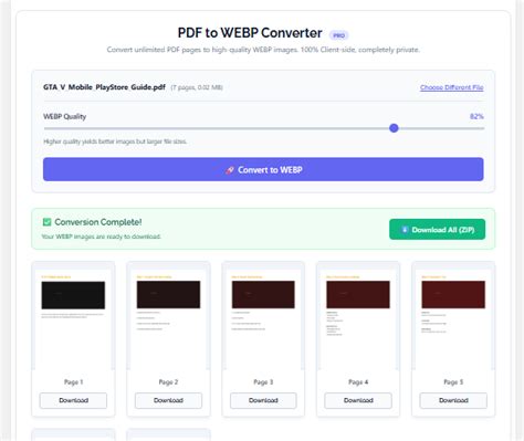 PDF to WEBP Converter Online 100% Free. Convert PDF to WEBP Images ...