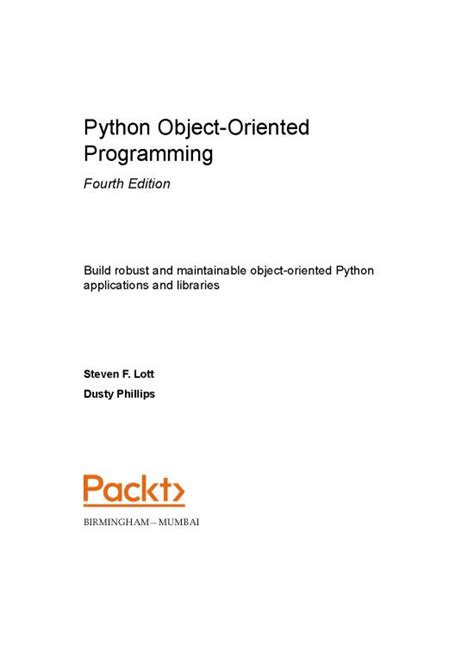 Image result for Object-Oriented Programming in Python Book