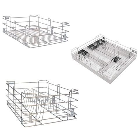 Buy BLOO BASKET 202 Stainless Steel Modular Kitchen Basket rectangular ...