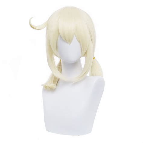 Buy Aadesso Klee Light Golden Wig Anime Cosplay Wig For Game Genshin ...