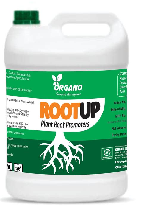 ORGANO Root Up Fast Root Rooting Hormone for Plant Growth 5ltr : Amazon ...