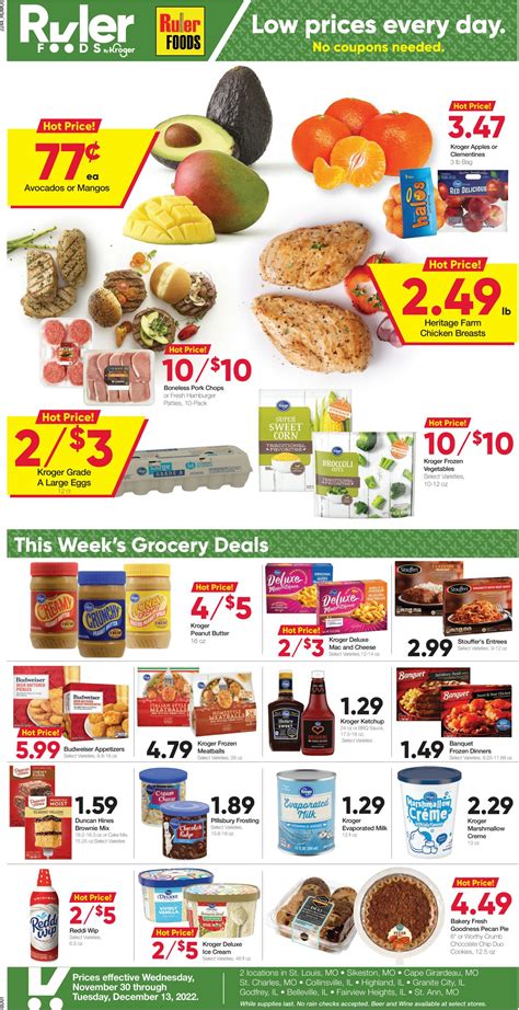 Ruler Foods Ad Circular - 11/30 - 12/13/2022 | Rabato
