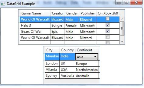 Image result for DataGrid ItemsSource