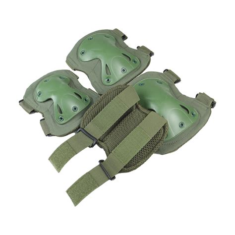 Tactical Knee and Elbow Pads | Set of 4 – Olive Planet