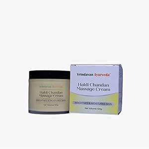 Vrindavan Ayurveda Haldi Chandan Massage Cream : Amazon.in: Beauty