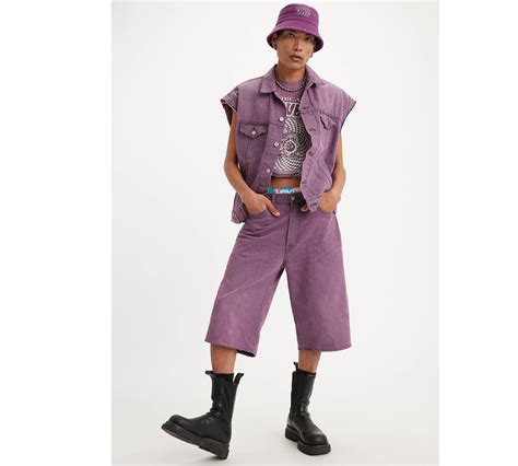 Baggy extra long men's shorts - pourpre | Levi's® CA