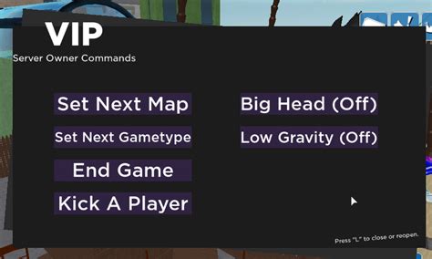 Image result for Arsenal VIP Server Menu