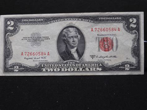 1953b $2 Red Seal United States Note Auction