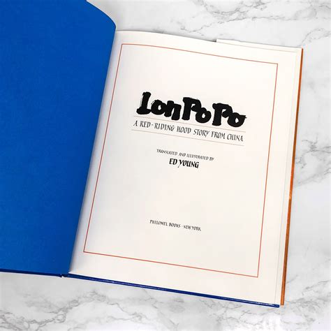 Lon Po Po: A Red-Riding Hood Story from China by Ed Young [FIRST EDITI