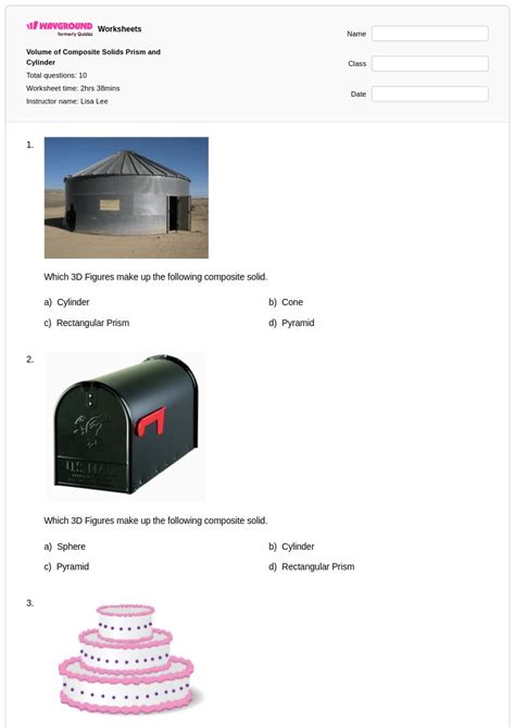 50+ Composite Solids worksheets on Wayground | Free & Printable