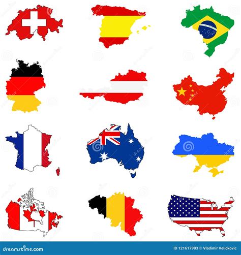 Flags Countries Map at Jasper Butler blog