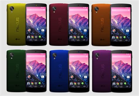6 new colour options for Google Nexus 5 coming soon, images leaked ...