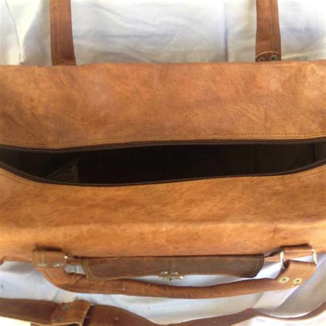 Goat Leather Duffel Bag