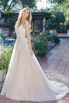 Lace Straps Gown V Neck Wedding Dresses Cheap Bridal Dresses Wd546 by F201066 V Neck Spaghetti Embroidered Lace Tulle Lace Straps Gown V Neck Wedding Dresses Cheap Bridal Dresses Wd546
