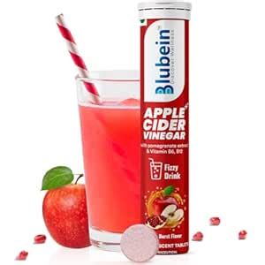 Blubein APPLE CIDER VINEGAR ++ Effervescent tablets with Vitamin B6 ...