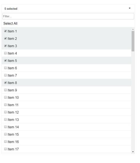 Multi Toggle Checkbox in React 的图像结果
