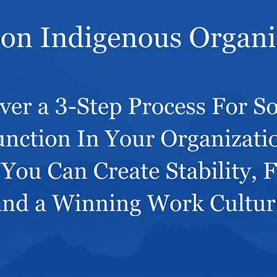 A 3-Step Plan: Solve Dysfunction in Your Organization, Virtual via Zoom ...