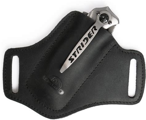 Buy Topstache Handmade Leather Pocket Knife Sheath for Belt,EDC Belt ...