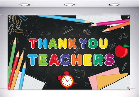 Download Thank You Teachers Banner | Wallpapers.com