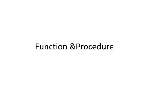 Image result for How Function Precedure Works's