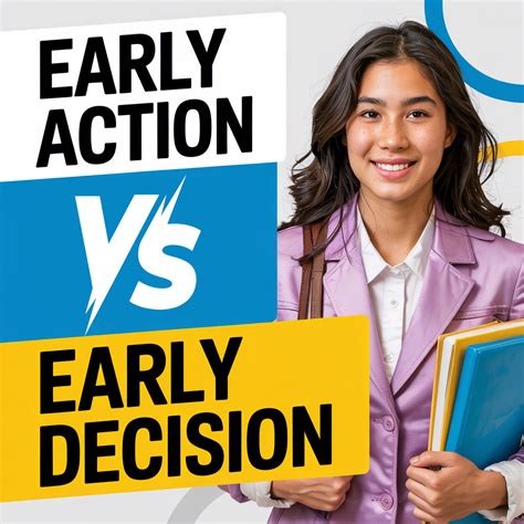 Early Action vs. Early Decision: Advanced Strategies for Maximizing ...