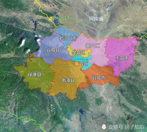 11张地形图，快速了解湖北省襄阳市辖的9个区县市_腾讯新闻