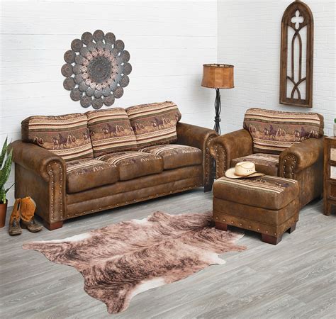 Western Furniture: Wild Horses Sofa Collection|Lone Star Western Decor